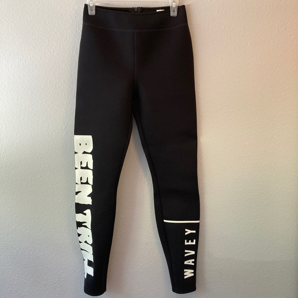 Been Trill Wavey Black Neoprene Swim/Surf Pants Size Medium - Picture 1 of 11